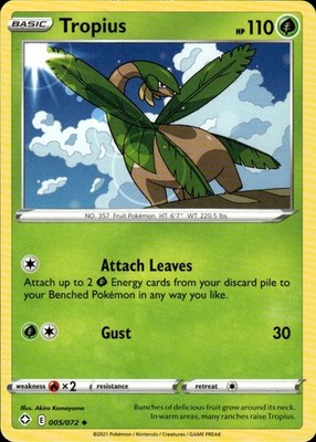 Tropius 005/072 Shining Fates Ungraded