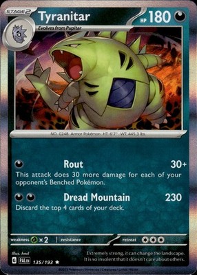 Tyranitar 135/193 Paldea Evolved Ungraded