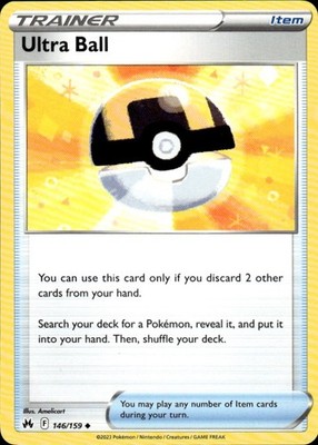 Ultra Ball 146/159 Crown Zenith Ungraded