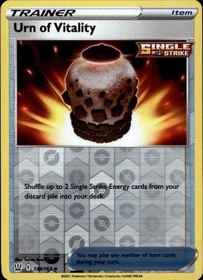 Urn of Vitality 139/163 Battle Styles Ungraded