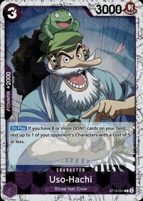 Uso-Hachi (Pirate Foil) ST18-001 Premium Booster -The Best- Vol. 2 Ungraded