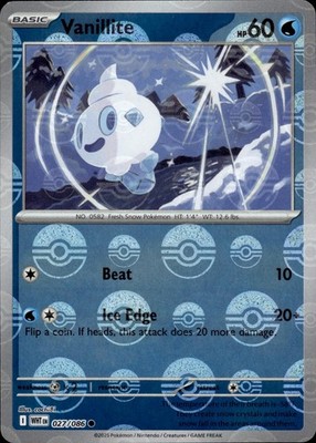 Vanillite 027/086 White Flare Ungraded