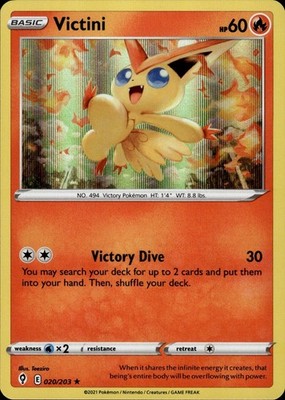Victini 020/203 Evolving Skies Ungraded