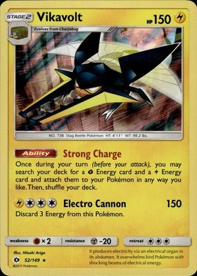 Vikavolt 52/149 SM Base Set Ungraded