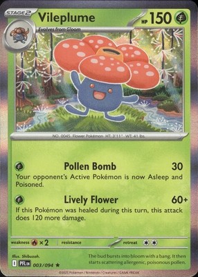 Vileplume 003/094 Phantasmal Flames Ungraded