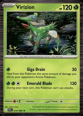 Virizion 010/086 White Flare Ungraded