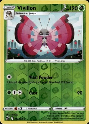 Vivillon 013/163 Battle Styles Ungraded