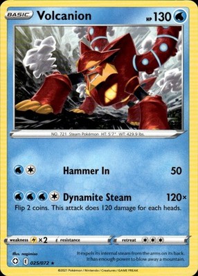Volcanion 025/072 Shining Fates Ungraded
