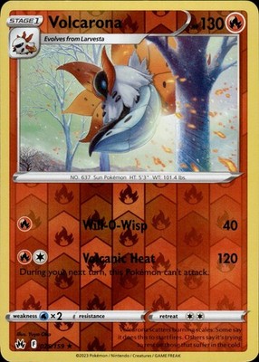 Volcarona 025/159 Crown Zenith Ungraded