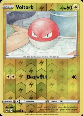 Voltorb 045/185 Vivid Voltage Ungraded