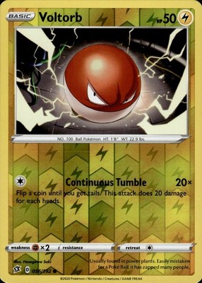 Voltorb 056/192 Rebel Clash Ungraded
