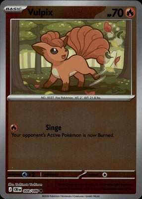 Vulpix 008/086 Chaos Rising Ungraded