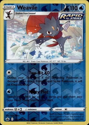 Weavile 031/198 Chilling Reign Ungraded