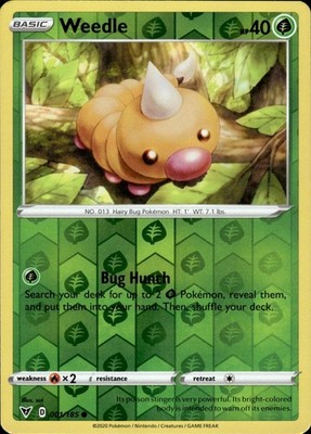 Weedle 001/185 Vivid Voltage Ungraded