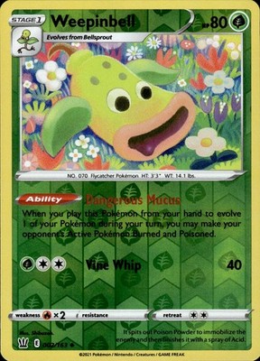 Weepinbell 002/163 Battle Styles Ungraded