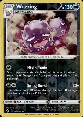 Weezing 095/198 Chilling Reign Ungraded