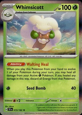 Whimsicott 015/162 Temporal Forces Ungraded