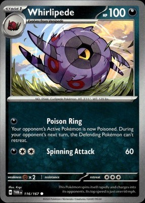 Whirlipede 116/167 Twilight Masquerade Ungraded