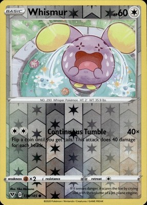 Whismur 135/185 Vivid Voltage Ungraded