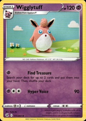 Wigglytuff 111/264 Fusion Strike Ungraded