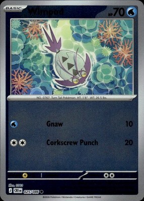 Wimpod 025/086 Chaos Rising Ungraded