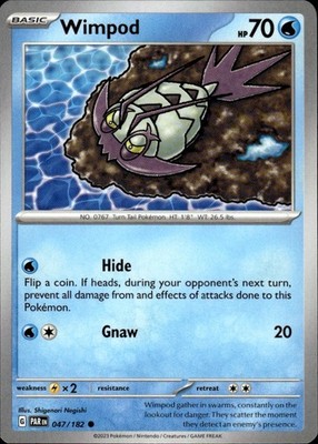 Wimpod 047/182 Paradox Rift Ungraded