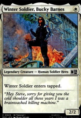 Winter Soldier, Bucky Barnes (0845) 845 Commander: Marvel Super Heroes Ungraded