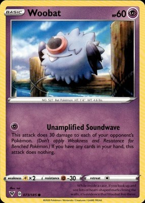 Woobat 073/185 Vivid Voltage Ungraded