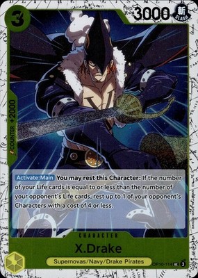 X.Drake (Pirate Foil) OP10-114 Premium Booster -The Best- Vol. 2 Ungraded
