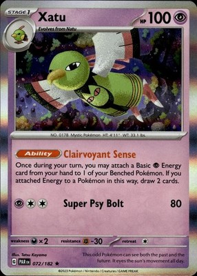 Xatu 072/182 Paradox Rift Ungraded