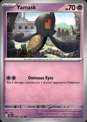 Yamask 62/142 Stellar Crown Ungraded