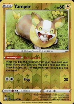 Yamper 052/163 Battle Styles Ungraded