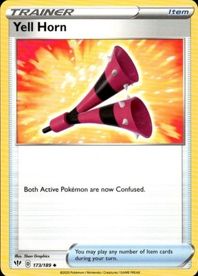 Yell Horn 173/189 Darkness Ablaze Ungraded