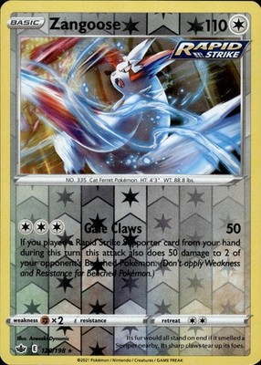 Zangoose 120/198 Chilling Reign Ungraded