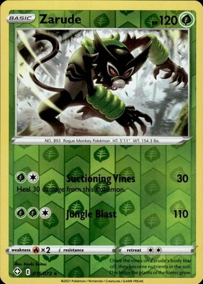 Zarude 016/072 Shining Fates Ungraded