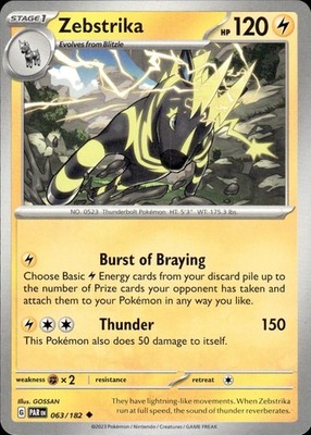 Zebstrika 063/182 Paradox Rift Ungraded