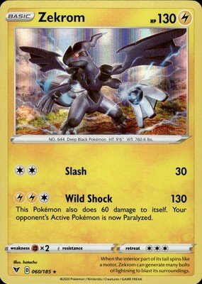 Zekrom 060/185 Vivid Voltage Ungraded