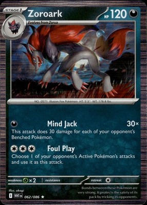 Zoroark 062/086 White Flare Ungraded
