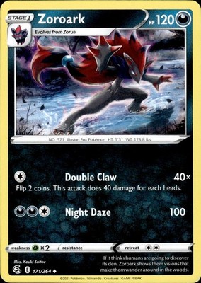 Zoroark 171/264 Fusion Strike Ungraded