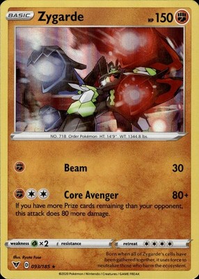 Zygarde 093/185 Vivid Voltage Ungraded